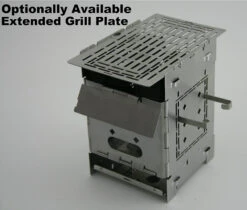 Firebox 5" Ti G2 Folding Firebox Stove -Camping im Freien 2G 5 3