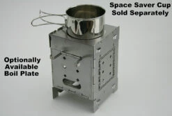 Firebox 5" Ti G2 Folding Firebox Stove -Camping im Freien 2G 5 4