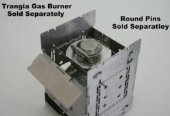 Firebox 5" Ti G2 Folding Firebox Stove -Camping im Freien 2G 5 8