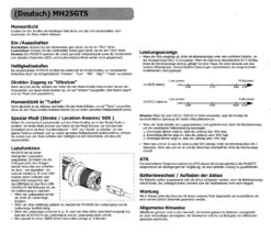 Nitecore MH25GTS -Camping im Freien Anleitung MH25GTS