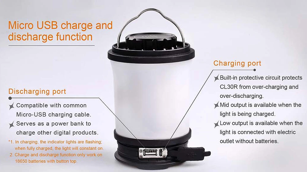 Fenix CL30R LED Camp- Und Notfall-Leuchte 5 Fenix CL30R LED Camp- Und Notfall-Leuchte – Bild 3