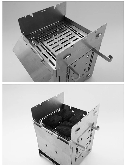 Firebox Höhenverstellbarer Feuerrost Ti Für Firebox Hobo - Fire Grate 3 Firebox Höhenverstellbarer Feuerrost Ti Für Firebox Hobo - Fire Grate