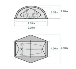 Exped Lyra II -Camping im Freien Lyra II grund