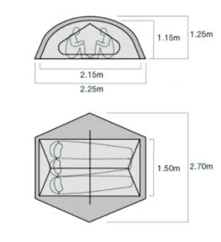 Exped Lyra III -Camping im Freien Lyra III grund