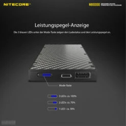 Nitecore Powerbank NB10000 V2 - 10000mAh -Camping im Freien NB10000 3