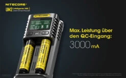 Nitecore USB Dual-Slot Charger -Camping im Freien NC UM2 3