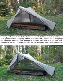 Tarptent Notch -Camping im Freien Notch Luftung