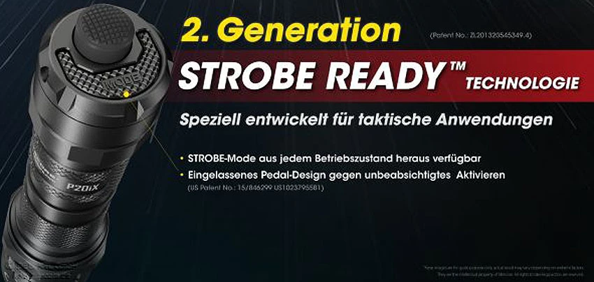 Nitecore Taktische Taschenlampe P20iX 4 Nitecore Taktische Taschenlampe P20iX – Bild 2