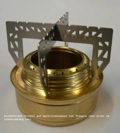 Evernew Cross Stand ´Trivet 2´ Topfhalter Für Spiritusbrenner -Camping im Freien Trivet aufBrenner
