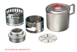 Evernew Ti Mug Pot 500 Stove Set Aka Appalachian Set -Camping im Freien eca268r