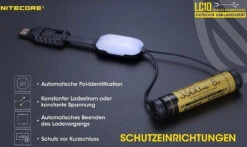 Nitecore Akkulader USB LC10 -Camping im Freien lc10 3