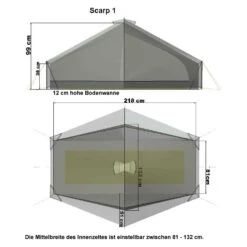 Tarptent Scarp 1 Mit Solid Inner Tent -Camping im Freien scarp1c 20grund