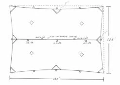 Big Agnes Sand Wash Car Tarp -Camping im Freien tarp masse