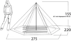 Bach WickiUp 3 SUL Komplett Mit Voll-IZ -Camping im Freien wikiup3 masse